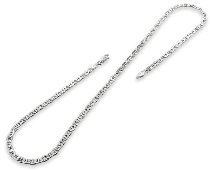 Sterling Silver Flat Marina Chain 4.0MM