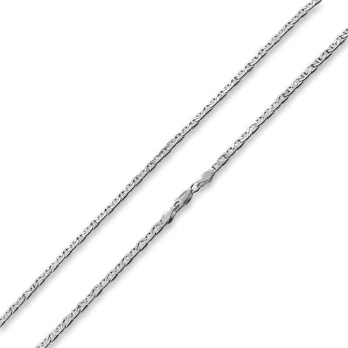 Sterling Silver Flat Marina Chain 4.0MM