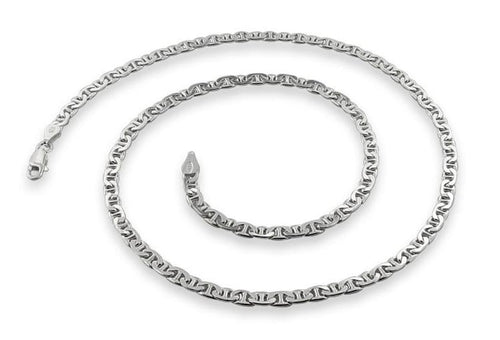 Sterling Silver Flat Marina Chain 4.0MM