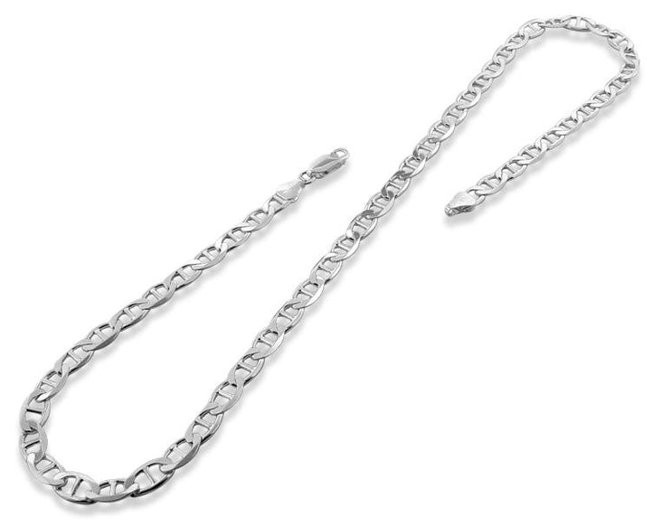 Sterling Silver Flat Marina Chain 4.25 MM