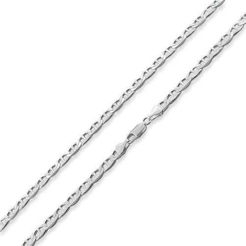 Sterling Silver Flat Marina Chain 4.5 MM