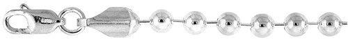 Sterling Silver Bead Ball Chain 5.0MM