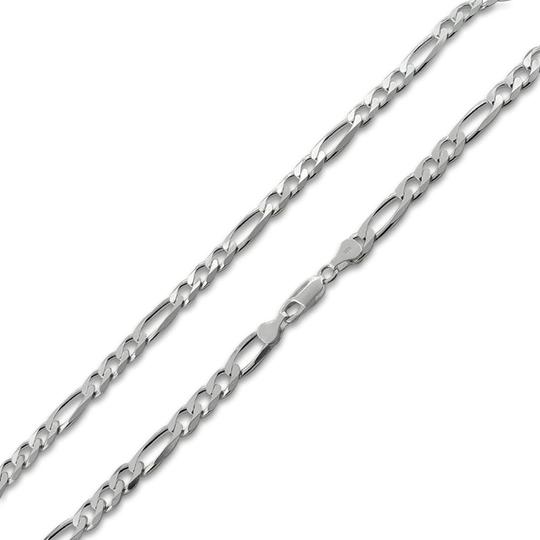 Sterling Silver Figaro Chain 7.1mm