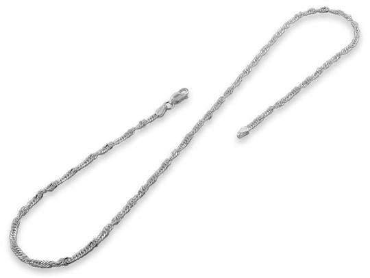 Sterling Silver Singapore Chain 3MM