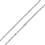 Sterling Silver Singapore Chain 3MM