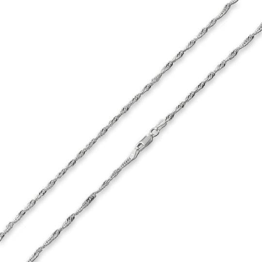 Sterling Silver Singapore Chain 3MM