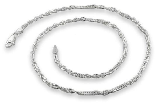 Sterling Silver Singapore Chain 3MM