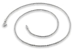 Sterling Silver Twisted Box Chain 1.3MM