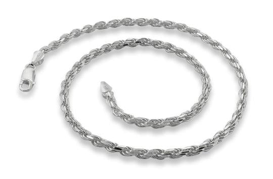 Sterling Silver Rope Chain 3.8MM