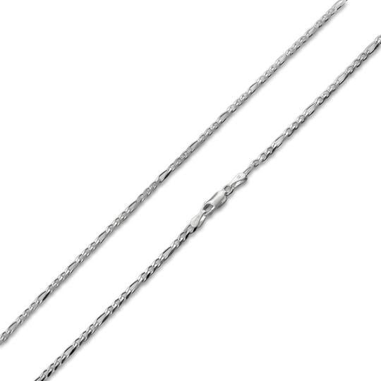 Sterling Silver Figaro Chain 3.1mm