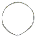 Japanese 2 tone Handmade 5 Strands Silk Cord w/ Sterling Silver Clasp