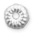 Sterling Silver Belly Roundel Corrugate 4mm - PACK OF 12