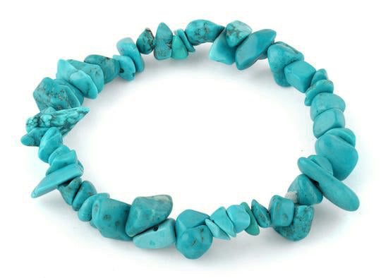 Chips Howlite Elastic Bracelet