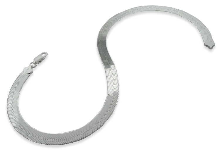Sterling Silver  Magic Herringbone Chain 11mm