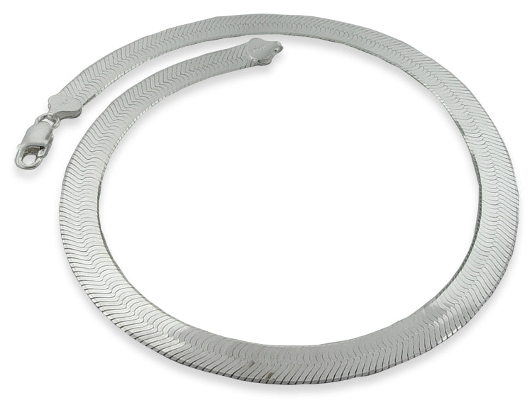 Sterling Silver  Magic Herringbone Chain 11mm