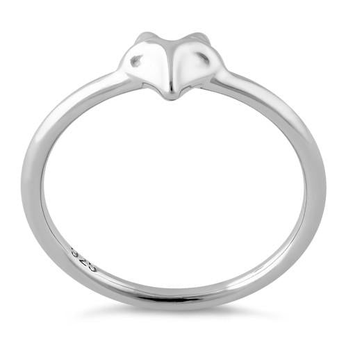 Sterling Silver Fox Ring