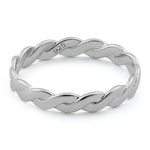 Sterling Silver Braided Band Ring