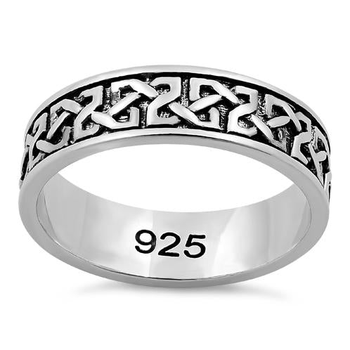 Sterling Silver Celtic Band Ring