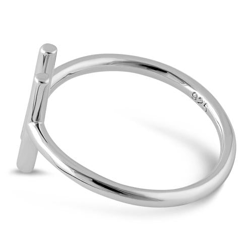 Sterling Silver Double Bar Ring