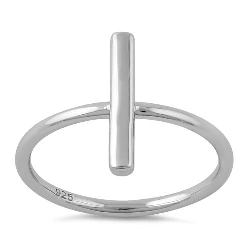 Sterling Silver Thin Bar Ring