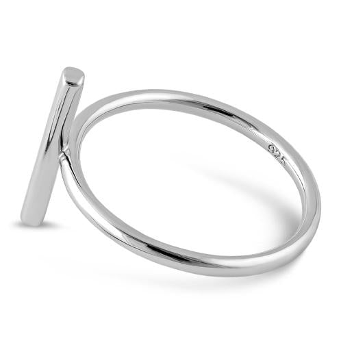 Sterling Silver Thin Bar Ring