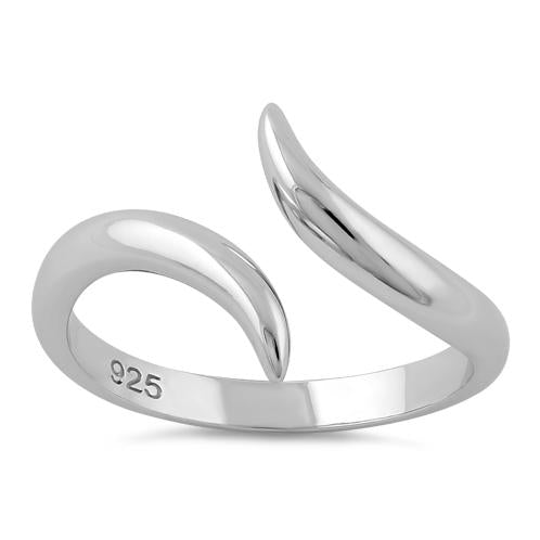 Sterling Silver Wave Ring