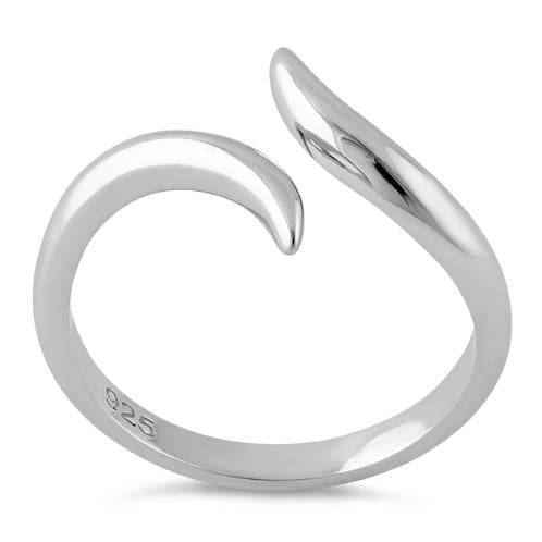 Sterling Silver Wave Ring