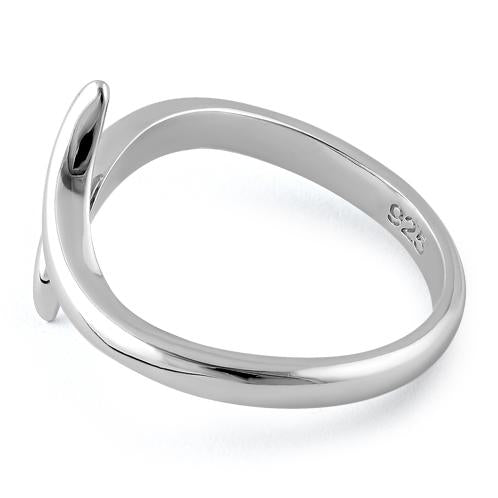 Sterling Silver Wave Ring