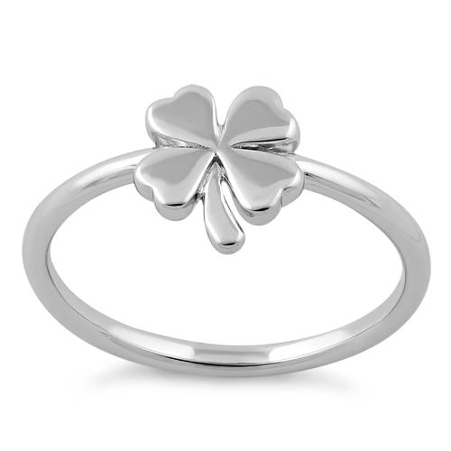 Sterling Silver Clover Ring