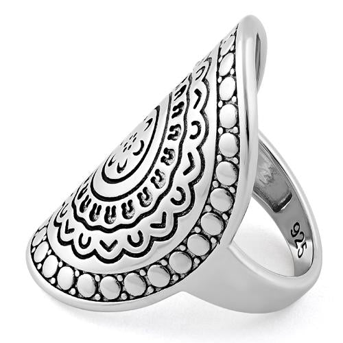 Sterling Silver Enchanted Shield Ring