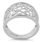 Sterling Silver Filigree Caged Ring