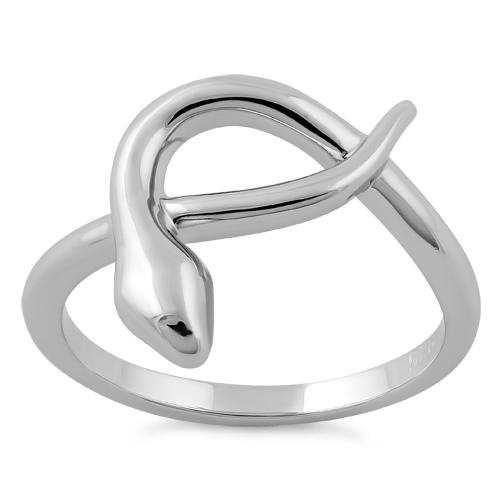 Sterling Silver Serpent Ring