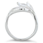 Sterling Silver Four Leaves Ring