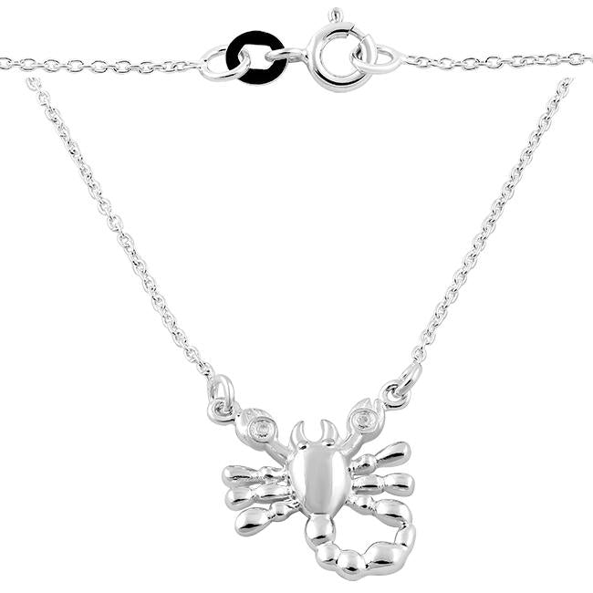 Sterling Silver Scorpio Necklace