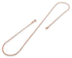 14K Rose Gold Plated Sterling Silver Rollo Chain 1.8MM
