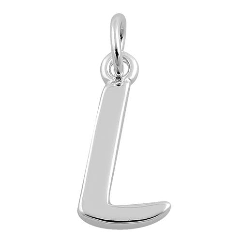 Sterling Silver Letter L Pendant