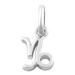 Sterling Silver Capricorn Symbol Pendant