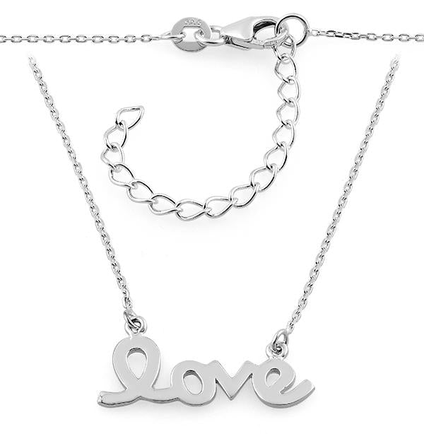Sterling Silver Love Necklace