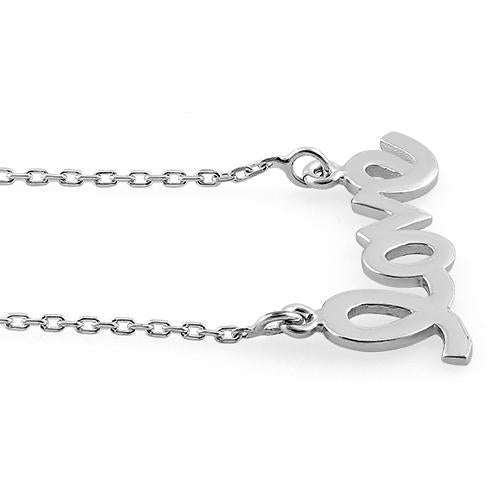 Sterling Silver Love Necklace