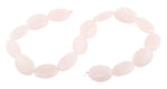 18x25MM Rose Quartz Puffy Oval Gemstone Beads