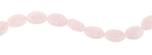 18x25MM Rose Quartz Puffy Oval Gemstone Beads