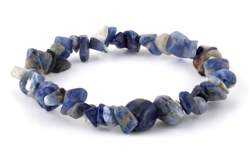 Chips Sodalite Elastic Bracelet