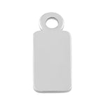 Sterling Silver Large Name Tag with Ring - PACK OF 10