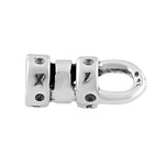 Sterling Silver Fancy End Cap 10mm - PACK OF 6