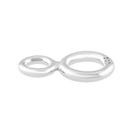 Sterling Silver Figure 8 Connector 8.5 x 4.5mm - PACK OF 10