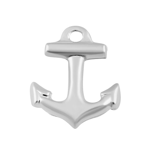 Sterling Silver Charm Anchor 11 x 8.5mm - PACK OF 10
