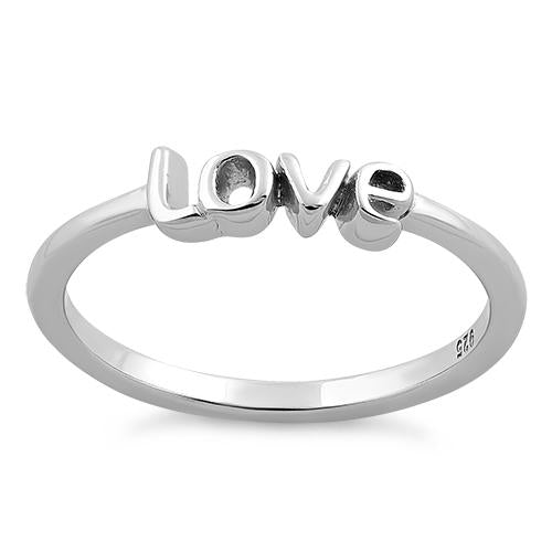 Sterling Silver "Love" Ring