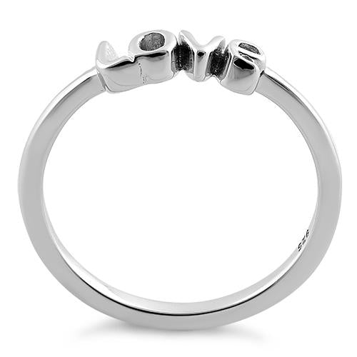 Sterling Silver "Love" Ring