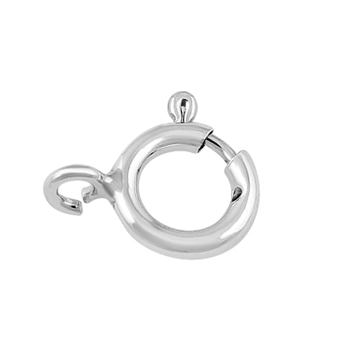 Sterling Silver Spring Ring 10mm Open - PACK OF 10