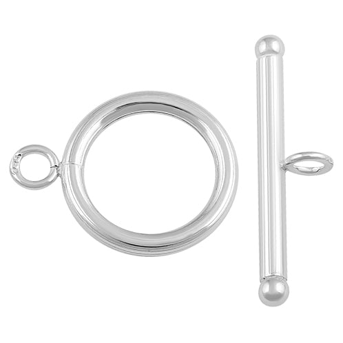 Sterling Silver Toggle Clasp 14mm